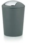 Kela Schwingdeckeleimer Marta Kunststoff grau 29cm 19,5cm&Oslash; 5l, 22302 - Grau