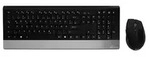 MediaRange MROS105, Kabellos, RF Wireless, Mechanischer Switch, QWERTZ, Schwarz,