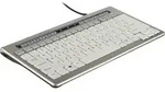 BakkerElkhuizen S-Board 840 Design Tastatur si/sw US-Layout retail - Hellgrau/Wei&szlig;