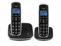Fysic FX-6020 - DECT-Telefon für Senioren mit großen Tasten und 2 Mobilteilen,