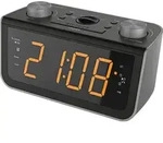 Soundmaster FUR5005, Uhr, Digital, FM, PLL, LED, 4,57 cm (1.8"), Schwarz - Schwarz
