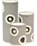 nanook Kratztonne / Spieltonne "Oskar" grau 100 x 37 cm