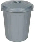 keeeper Supermax-Tonne 50 L &Oslash; 50 cm, 55 cm hoch - Silber