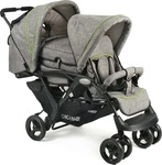 Chic 4 Baby 274 32, Chic 4 Baby Geschwisterwagen DUO Jeans-grau; 274 32