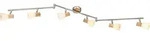 Globo Lighting Strahler Metall Nickel matt, 6x E14 - Silber