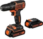 Black & Decker BDCDC18KB-QW, Handbohrmaschine, Ohne Schl&uuml;ssel, Schwarz,...