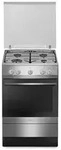 Amica - SHGG11668E - Gas-Standherd - 60 cm - A - Edelstahl - Silber