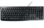 Logitech K120, Kabelgebunden, USB, QWERTZ, Schwarz - Schwarz