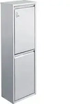 SVITA V2X15 M&uuml;lleimer 30 Liter 2x15L Treteimer M&uuml;lltrenner silber Papierkorb -