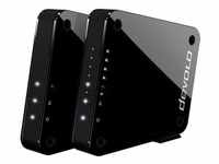 DEVOLO 9855 GigaGate Starter Kit, 2000Mbit/s, WiFi ac Bridge, 2 Adapter, 1x Highspeed