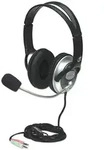 MANHATTAN Headset Stereo Classic, Klinke - Schwarz
