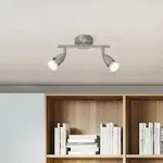BRILLIANT Basic LED Decken Strahler AMALFI | 2 flammiges Spotrohr mit schwenkbaren