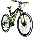 Bergsteiger Kodiak 26 Zoll Mountainbike, geeignet ab 150 cm, Scheibenbremse, Shimano