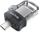 SanDisk Ultra Dual m3.0, 64 GB, USB Type-A / Micro-USB, 3.2 Gen 1 (3.1 Gen 1),...