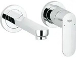 Grohe Eurosmart Cosmopolitan 2-Loch-Waschtischbatterie, Fertigmontageset,