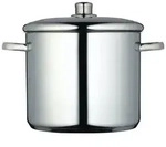 MasterClass Induktionsherd of Edelstahl mit Deckel, 11 Liter - Silber