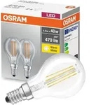 OSRAM LED BASE FILAMENT CL P 40 4 W/827 E14 M2, LED-Lampe
