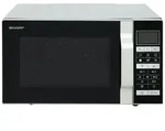 Sharp Home Appliances R860S, Arbeitsplatte, Kombi-Mikrowelle, 25 l, 900 W,