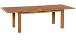 Merxx Garten Doppelausziehtisch 180 (220/260) x 100 x 75 cm-Akazie - Braun