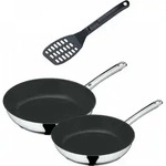 WMF 3201001278, Frittierset, Schwarz, Edelstahl, Edelstahl, Keramik, Edelstahl, 250
