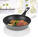 BRATmaxx Keramik-Pfanne 28cm Bratpfanne Legierter Stahl anthrazit - Grau