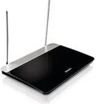 Philips Digital-TV-Antenne SDV6227/12, Schwarz, Silber, Dual, 1,8 m, 47 dB, FM,...