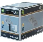 3 x Briloner LED Einbauleuchte rund Aluminium IP44 3 x 5,5W 470lm warmwei&szlig; 3000K