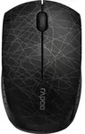 Rapoo 3300P Plus Schwarz Kabellose Super-Minimaus - Schwarz/Grau
