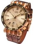 Neue Original Vostok Europe NH35A-575B281 Energia Herrenuhr mit Armband - Gold