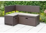 Merxx Unterschiebbox klein f&uuml;r Eckbank Set - Stahlgestell mit...
