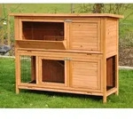 Kleintierstall Bommel 122 x 50 x 101 cm natur