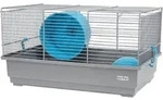 Hamsterk&auml;fig mit Hamster Spielzeug und Nagerhaus M&auml;usek&auml;fig Transportk&auml;fig