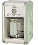 Vintage Kaffeemaschine gr&uuml;n - Gr&uuml;n/Wei&szlig;