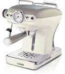 Siebtr&auml;ger-Espressomaschine Vintage creme - Beige