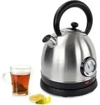 Syntrox Germany Edelstahl Wasserkocher 1,8L 2200W mit Temperaturanzeige - Silber