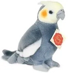 Teddy Hermann - Pl&uuml;schtier - Nymphensittich 17 cm - Grau