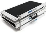 Wiltec Rollstuhlrampe doppelt faltbar 303cm 270kg, mobile Auffahrschiene mit