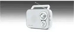 Muse M-051 RW, Tragbar, Analog, FM, MW, Wei&szlig;, Drehregler, Wechselstrom/Batterie -
