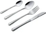 24tlg. KING&reg; Besteckset D&uuml;sseldorf / Edelstahl 18/0 / Messerstahl / 6x