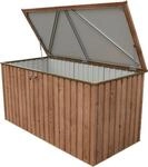 Duramax-Gartenbox-Metall-Ger&auml;tebox, 190x90 Holz-Nachbildung Eiche; 7449