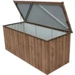 DURAMAX Gartenaufbewahrungsbox 174 x 72 x 73 cm, 770 l, Eiche-Nachbildung DURAMAX