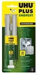 UHU PLUS ENDFEST Zwei-Komponentenkleber 45585 25 g, Paste, 24 ml, -30 &deg;C,