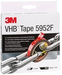 3M VHB Hochleistungsklebeband 5952F, 19 mm x 3 m, schwarz - Schwarz
