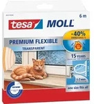 tesamoll Fensterdichtung Silikon (1 x 6 m) - Profil: 9 mm x 7 mm - transparent -