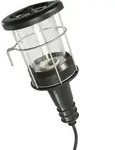 as-Schwabe 47250 Gummihandleuchte 100W, mit ca. 5m H05RN-F 2x1,0ohne...