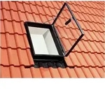 VELUX Dachausstieg GVK 0000Z, Polyurethan schwarz isolierverglasung - Schwarz