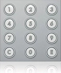 RITTO 1876420, RITTO Portier Codiermodul silber 1876420