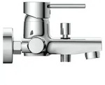 SCH&Uuml;TTE Badewannenarmatur ATLANTA, wassersparende Mischbatterie Badewanne,