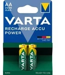 1x2 Varta RECHARGE ACCU Power 2400 mAH AA Mignon NiMH - Gr&uuml;n