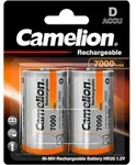 Camelion NH-D7000BP2, Wiederaufladbarer Akku, D, Nickel-Metallhydrid (NiMH), 1,2 V, 2